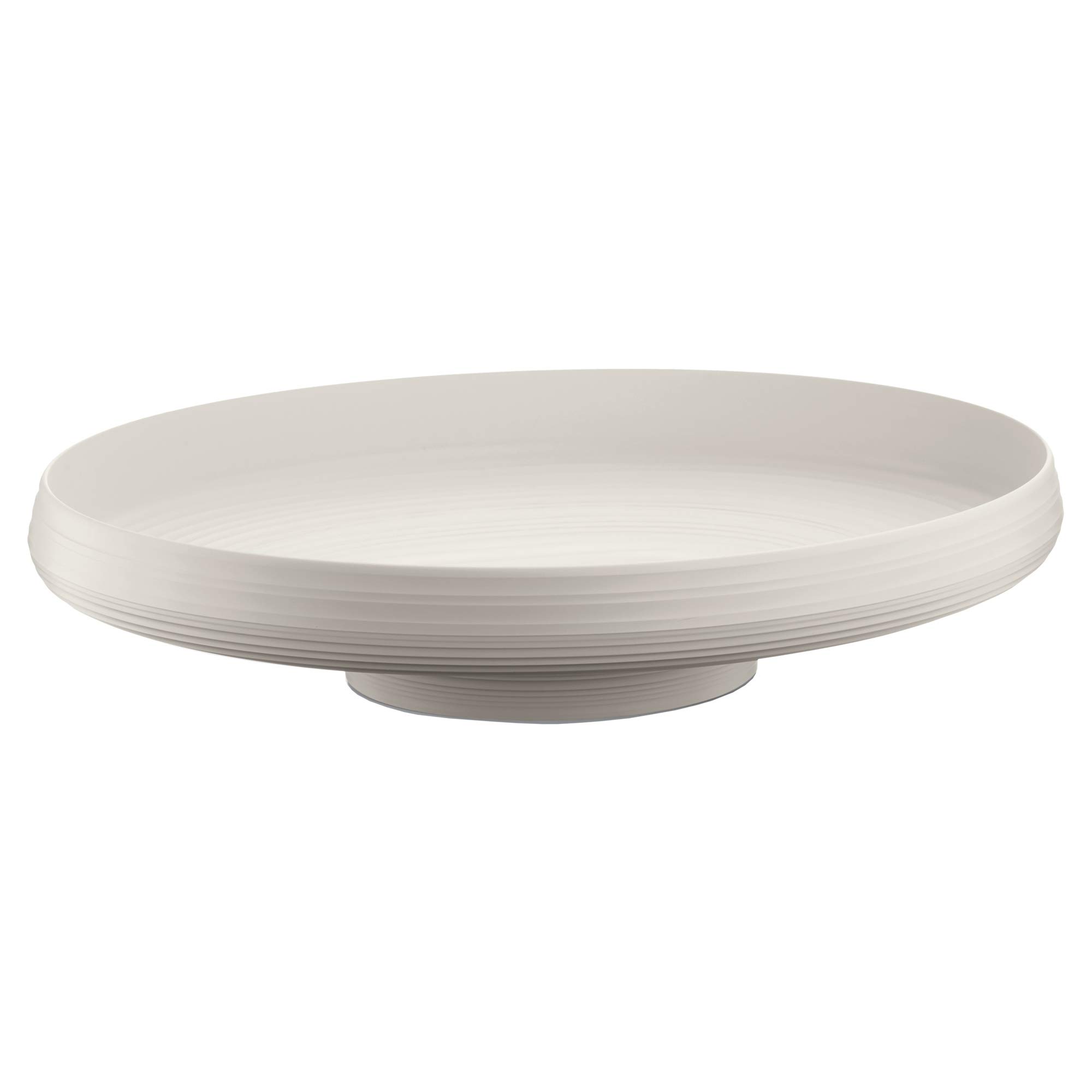 Guzzini Centerpiece, Recycled Polyester, Milk White, One Size, Oval shape
