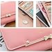 WOOLALA Women Cute Bowknot Wallet Trifold Large Capacity Long Purse
