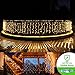 ADDLON Window Curtain Lights,480 Leds Waterproof Wall String Lights,9 Modes Decorative Christmas Icicle Lights for Wedding Home Party Eave Patio Indoor Outdoor 33ftx3ft UL Certification (Warm White)