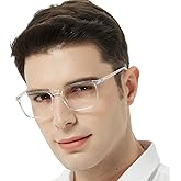 WEMOOTANTS Mens Reading Glasses Stylish Readers Large Lightweight Reader 1.0 1.25 1.5 1.75 2.0 2.25 2.5 2.75 3.0 3.5 4.0