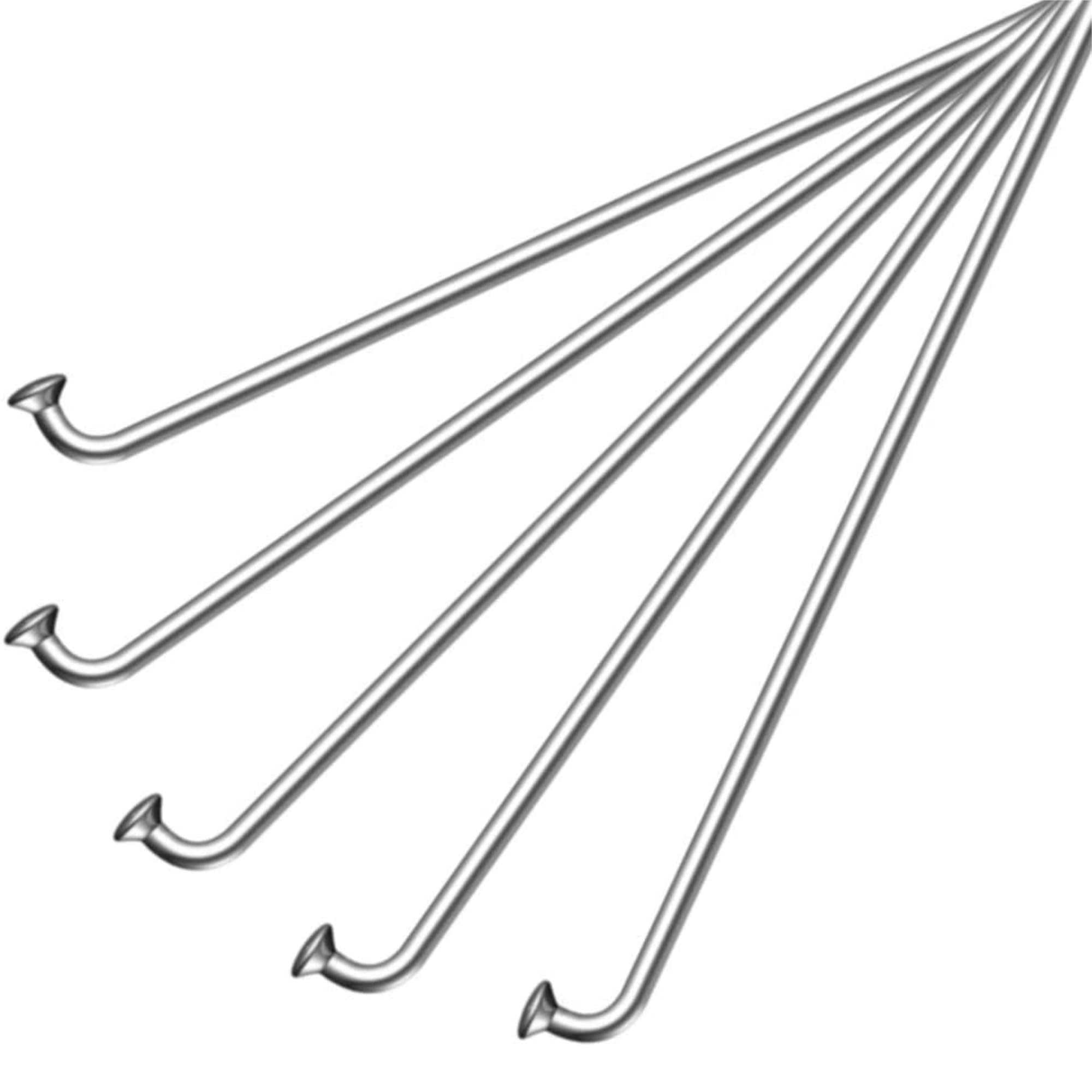 cyclingcolors rayon_acier_14G, n/A right round radius, Argent, 295mm -