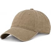 AOSMI Vintage Washed Cotton Baseball Caps Men Women Adjustable Unstructured Low Profile Dad Hat