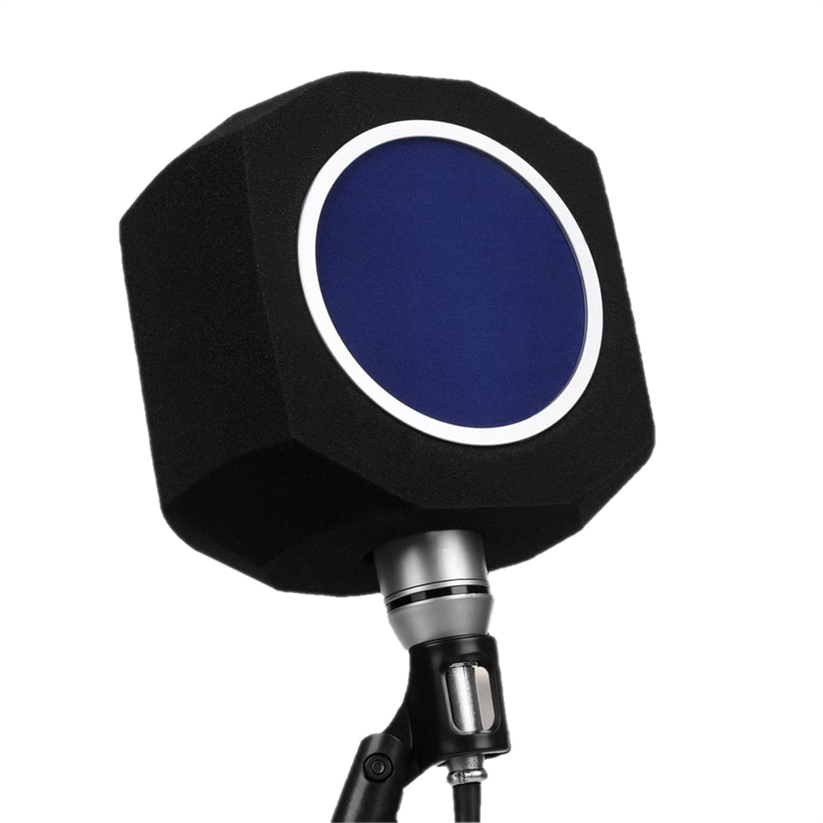 Michear Pop Filter for Microphone Sound-Absorbing Reflection Soundproof Foam Cover Professional Mic Wind Screen Shield for Vocal Booth YouTube Videos