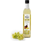 De La Rosa Organic White Balsamic Vinegar Rich &amp; Sweet (16.9oz) | Kosher for Passover, Vegan &amp; Gluten-Free | Great for Salad Dressing &amp; Marinades | Aged in Spanish Wood Barrels