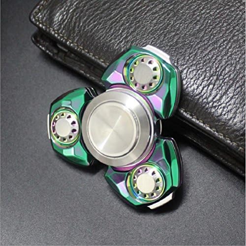 Finger Fidget Toy Hand Spinner Desktop toy with Germany Imported High Speed Silicon Nitride Bearings Metal EDC Fidget Toys Relieving ADHD, Anxiety, Stress and Boredom, Can Spin 6-8 Minutes