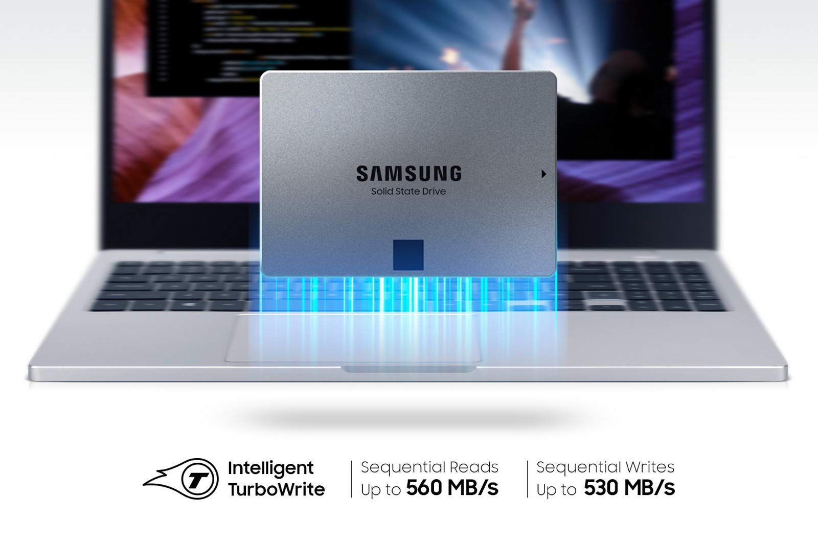 Samsung 870 QVO 8 TB SATA 2.5 Inch Internal Solid State Drive (SSD) (MZ-77Q8T0)