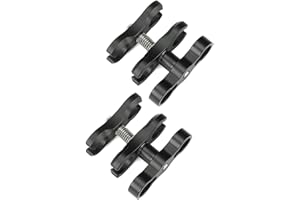 Sea Frogs Aluminum Alloy Clamp, Ball Joint Bracket Arm, Two Section Holder Diving Essential Accessory Light Combination Fixed