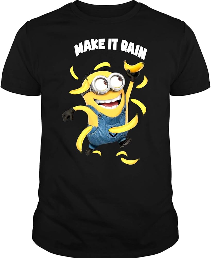 Download Minion Minions T Shirt Make It Rain T Shirt 1343 | Pilihax