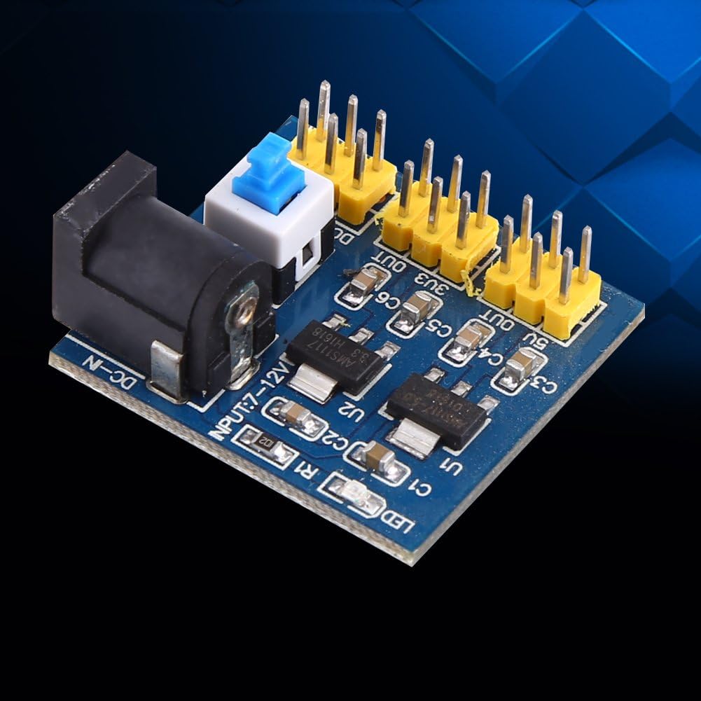 DC-DC Voltage Converter Module, 12V to 3.3V/5V/12V Output Voltage Adjustable Circuit Board - Image 4