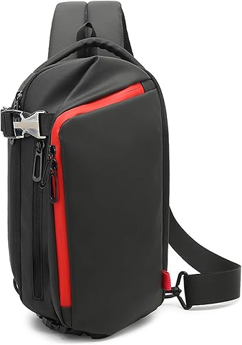 Amazon ボディバッグ メンズ 斜めがけ ショルダーバッグ 旅行カバン かばん男性用 防水 9 7インチipad収納可能 1 ブラック ボディバッグ ワンショルダー