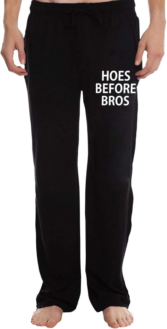 Hoes Before Bros Pants Sports Sweatpants Joggers Trousers Straight Leg