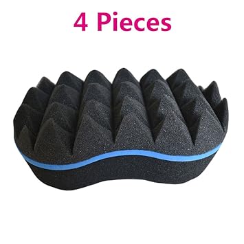 Amazon Com Airao Magic Afro Hair Brush Blue Style 4 Pieces Barber