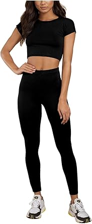 dance crop top and leggings