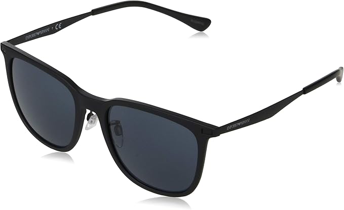 Amazon エンポリオアルマーニ サングラス 0ea4149f メンズ Matte Black 55 サングラス 通販