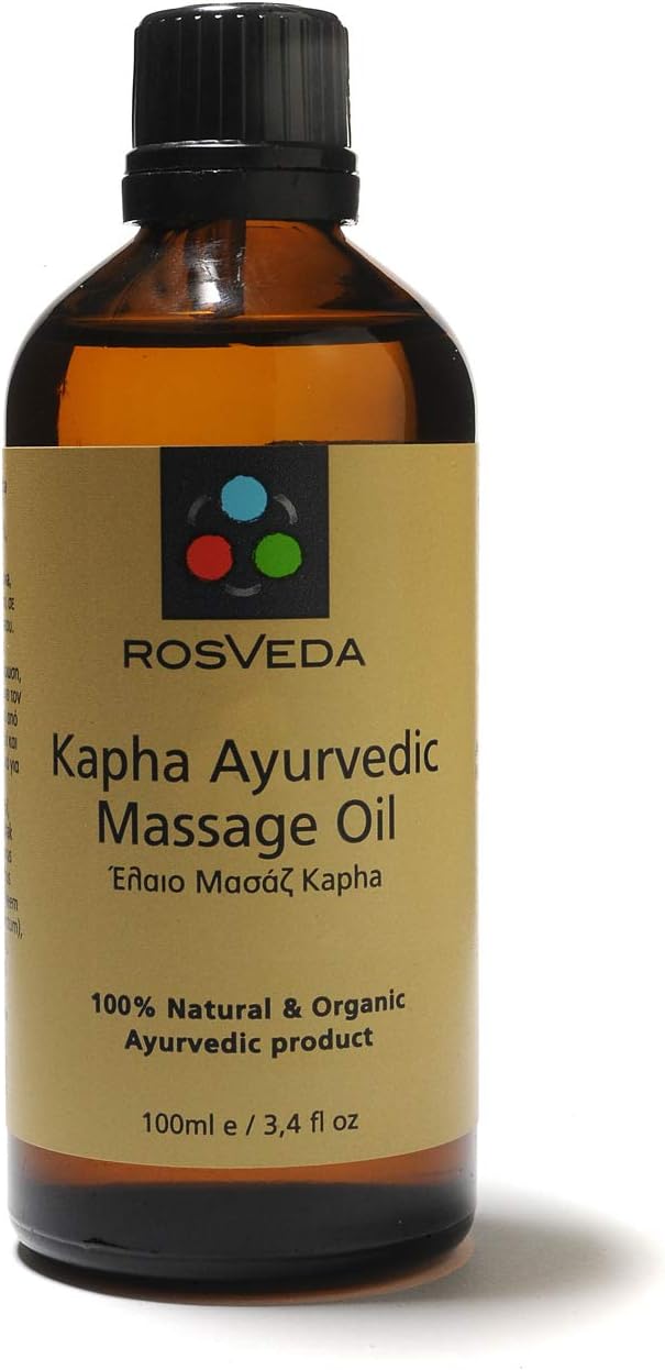 Rosveda Kapha Ayurvedic Massage Oil - 100% natural Ayurveda massage oil - 100 ml