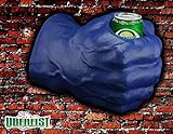 Uberfist Right Hand Hulk Foam Fist Drink Holder, Blue