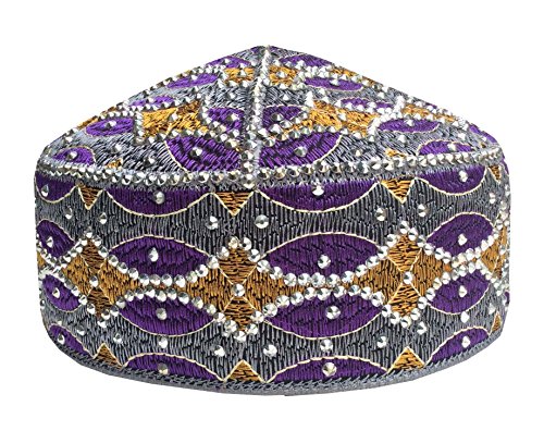 Nda eid special kufi muslim hand made stone cap men s koofi pakis…