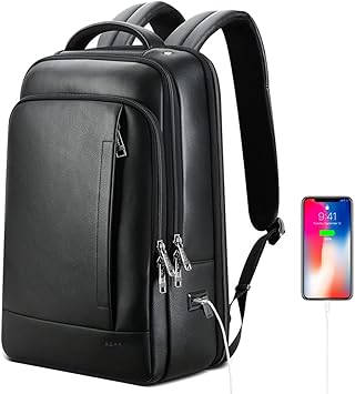 men's leather backpack amazon