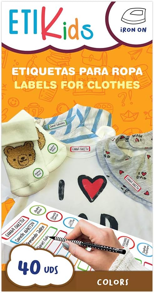 Naamlabel voor Kleding | Zelfklevende Kledinglabels
