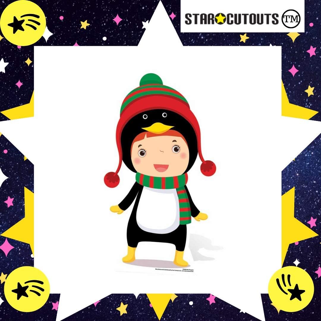 Star Cutouts Ltd SC989 Mini Penguin Cardboard Cutout/Stand Up/Standee Perfect for Children's Christmas Decorations - Image 4