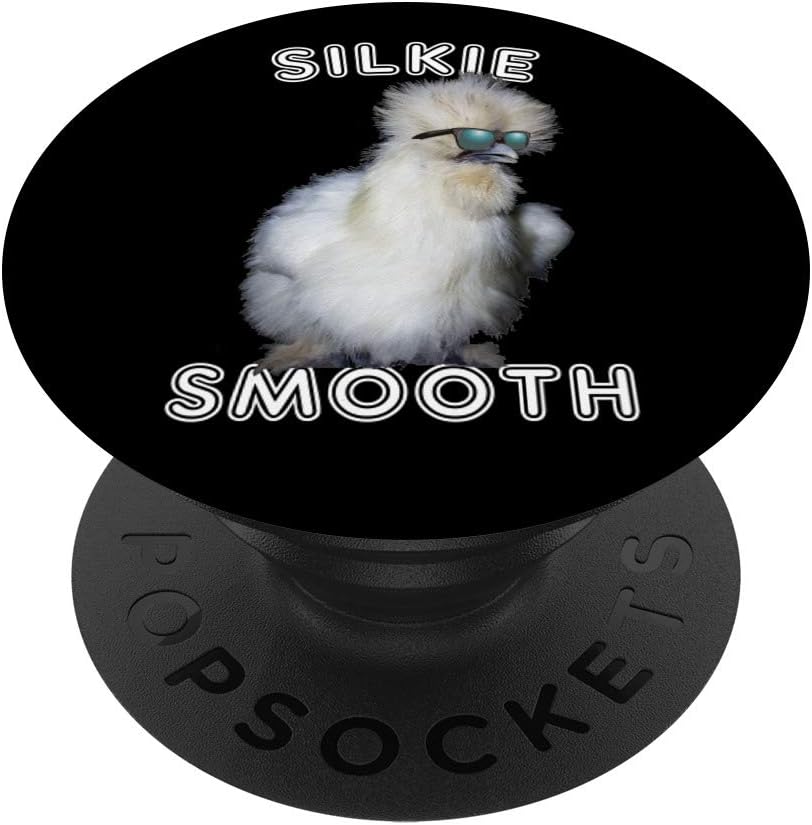 Funny Silkie Chicken Cute Chicken Lover Humor Gift Idea PopSockets PopGrip: Swappable Grip for Phones & Tablets