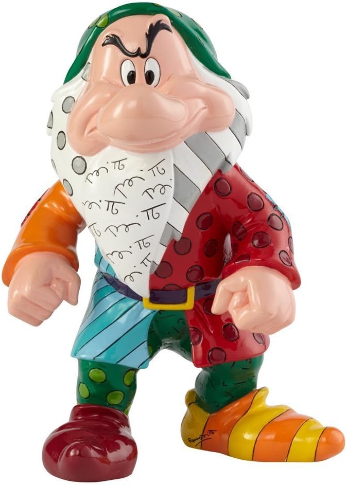 Disney By Romero Britto Decorative Collectible Figurine Ornament 4044117 Grumpy