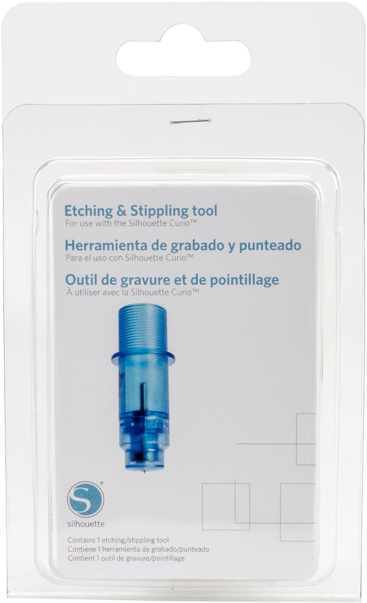 Silhouette Stippling Tool, Blue, 115mm x 85mm x 20mm