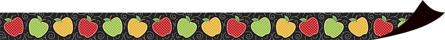 Teacher Created Resources Dotty Apples Magnetic Border (77248)