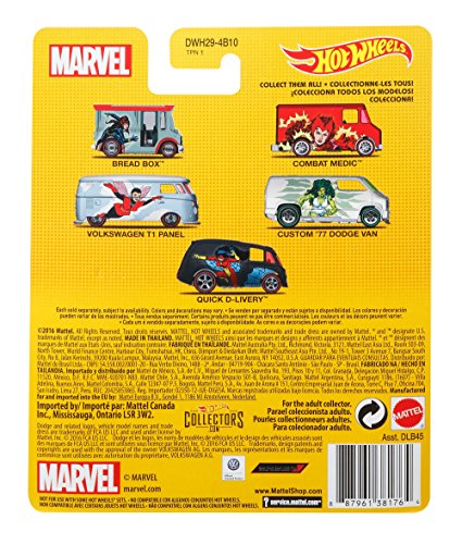 Hot Wheels Marvel Combat Medic Scarlet Witch Vehicle