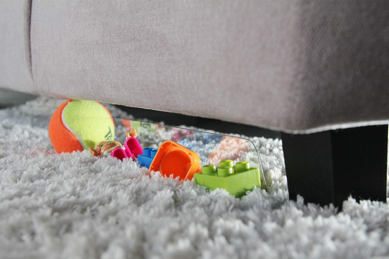 BOWERBIRD Clear Toy Blockers for Furniture Use on Carpet and Heavy