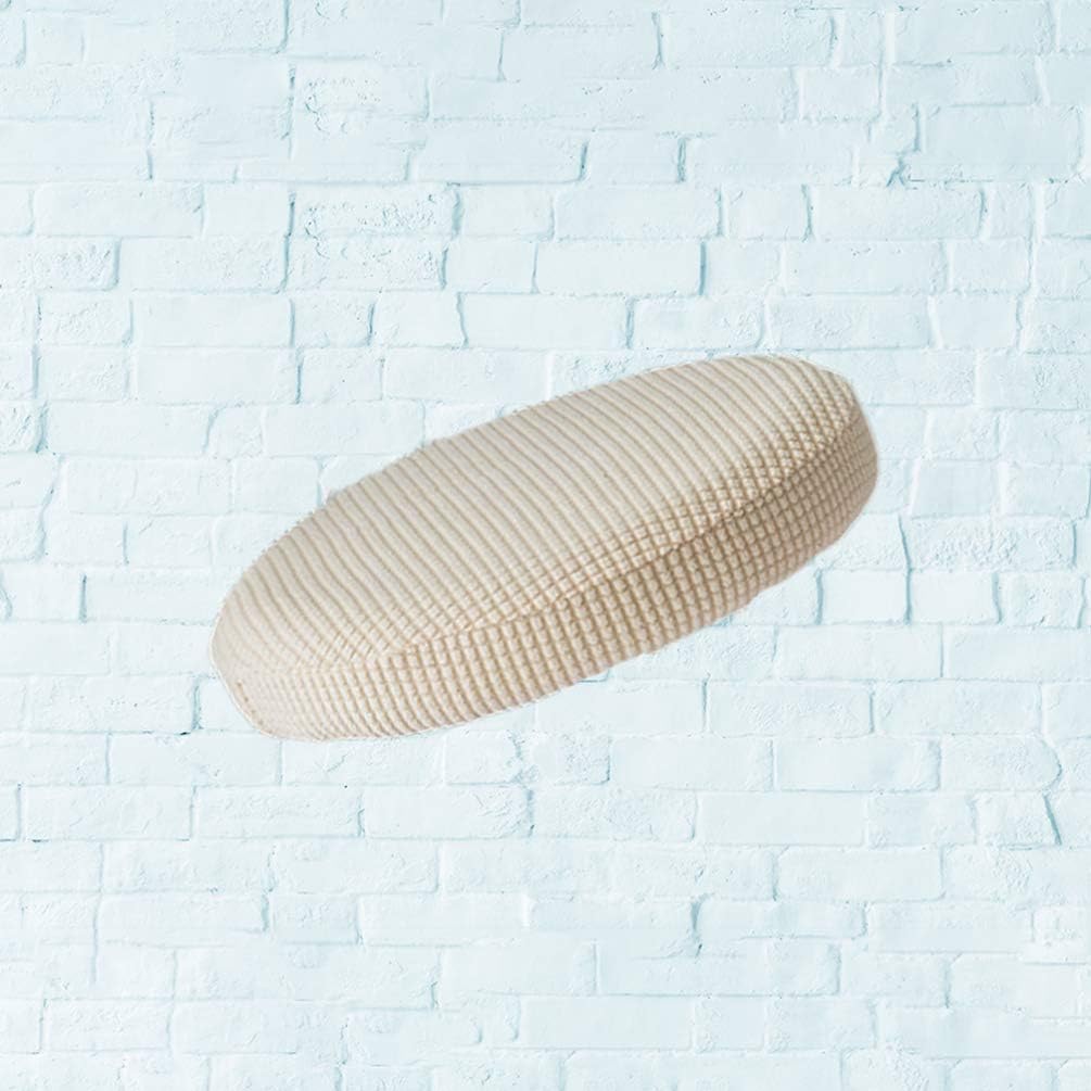 VOSAREA Breathable Round Bar Stool Cover Elastic Padding Cushion Protectors(White), Picture 5, 38*38 cm - Image 3