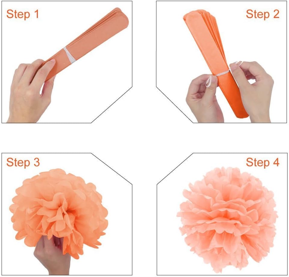 41pcs Party Decorations Supplies Kit - Paper Lanterns Balloons Tassels Hanging Garland Banner Tissue Pom Poms Flowers Clover Garland Paper Garland for Baby Showers Bridal Birthday Halloween Events: Home & Kitchen