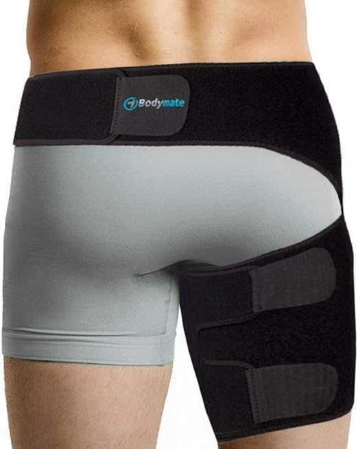 BODYMATE Compression Brace for Hip, Sciatica Nerve Pain Relief Thigh