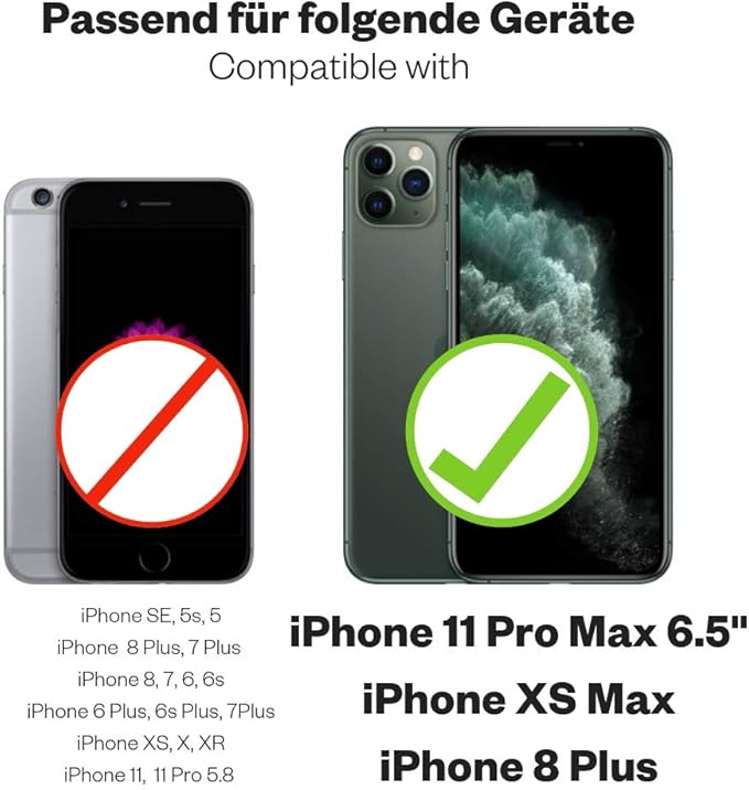 Kavaj Case Compatible With Apple Iphone 11 Pro Max Xs Max 8 Plus Max 6 5 Leather Miami Cognac Brown Wallet Cover Phone Case With Card Holder Amazon Co Uk Electronics