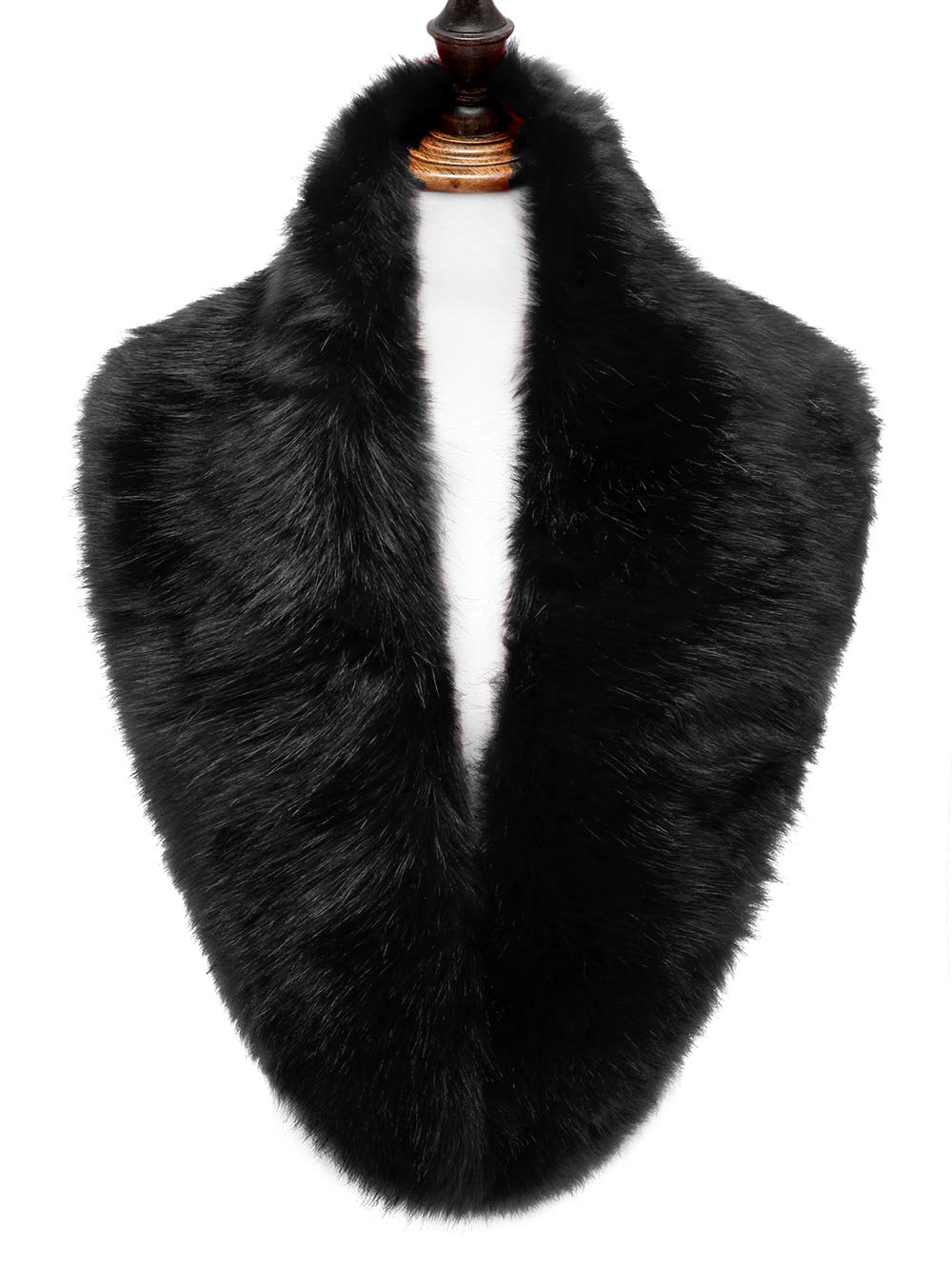 Yexinbridal Faux Fur Collar Shawl Stole Scarf Bridal Wrap Shrug for Winter Wedding Yexinbridal Faux Fur Collar Shawl Stole Scarf Bridal Wrap Shrug for Winter Wedding