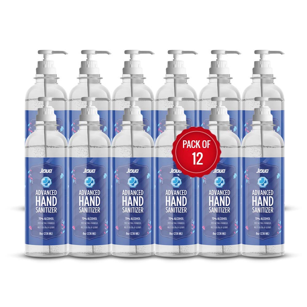 Advanced Hand Sanitizer Refreshing Gel with 70% Ethyl Alcohol based Easy to Carry Bottle Travel Size