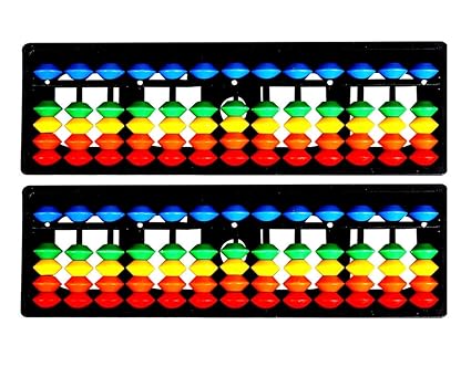 Aadithya Corp -13 Rod Multicolour Abacus kit - Set of 2
