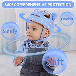 Xifamniy Baby Soft Safety Helmet Foam Head