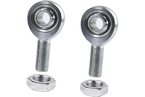 GaiRen 5/8” Heim Joints Rod End, JMX Series 3-Piece Heavy Duty .625" Chromoly Joints Panhard Rod End Kit with Jam Nuts