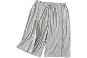AUSTYLCO Unisex Tear Away Shorts Magic Stick on Both Sides Fully Open Post-operative pants for Fracture/Surgery Patients
