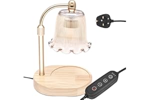 Candle Warmer Lamp with Timer and Dimmer, Height Adjustable Flameless Candle Lamp for Jar Candles, Women's Birthday (Bulb Not