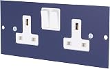 Schneider Electric Twin Switched Socket Outlet Dual Earth Floorbox INS55471 view 2