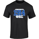 Phi Beta Sigma 1914 Graphic T Shirt