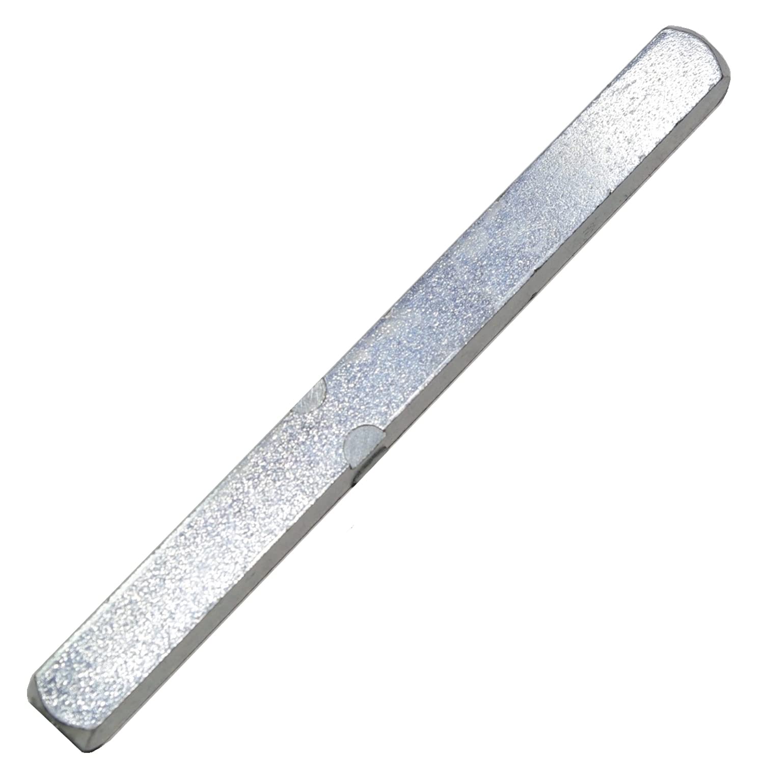 Basi® Square Pin Solid Pin Galvanised Steel, Vierkant-Maße 7 x 81 mm, 1
