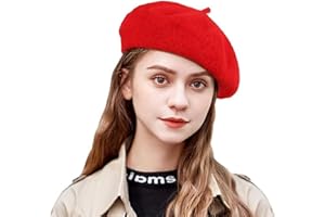 HENGWOYS Women's Beret Hats – Chic French Berets for Women, Premium Wool Beret – A Classic Wardrobe Addition for Stylish Women