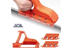 ZITOUR Drywall Chamfer Woodworking Hand Tool, 2023 New Plasterboard Fast Cutter Plasterboard Edger Quickly Refine and Plan Precise Beveled Edges, Perfect Tool for Cutting Plasterboard (45°+60°)