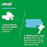 Clinell Universal Cleaning and Disinfectant Spray 500 ml – Kills 99.999% Germs view 5