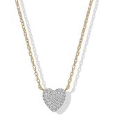 PAVOI Pendant Necklace, 14K Gold Plated, Yellow Gold, 16" + 2" Extender, Y