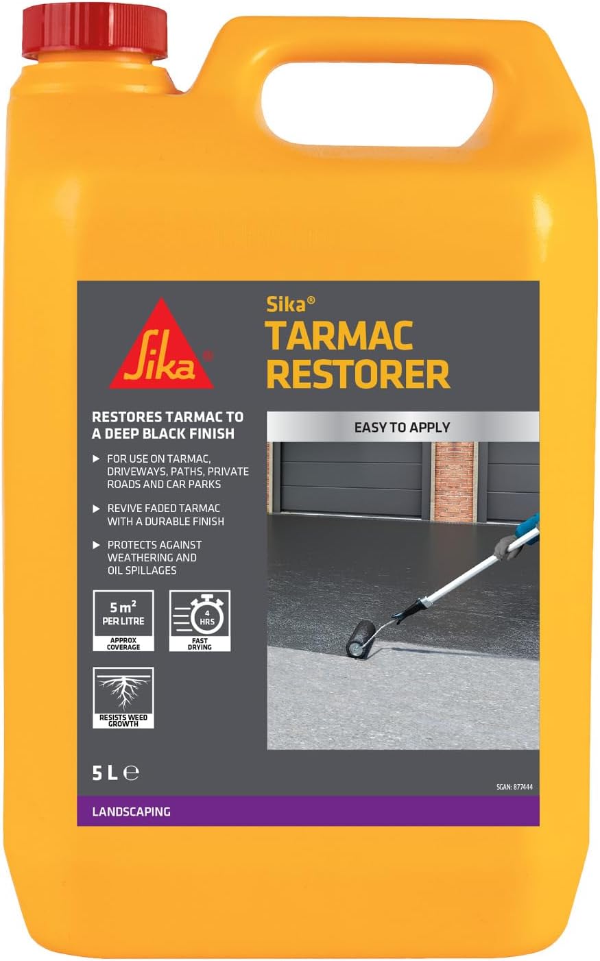 Sika Everbuild Tarmac Restorer Deep Black Finish 5 Litre