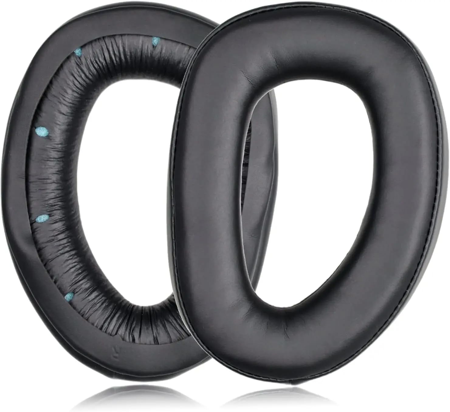 INF Synthetic Leather Memory Foam Ear Pads for Sennheiser GSP 300/301/302/303/350/370 - Noise-Canceling Replacement Ear Cushions, Earpads Replacement for Sennheiser GSP 300/301/302/303/350/370(Black)